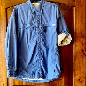 Columbia outdoor, fishing, hiking, travel shirt